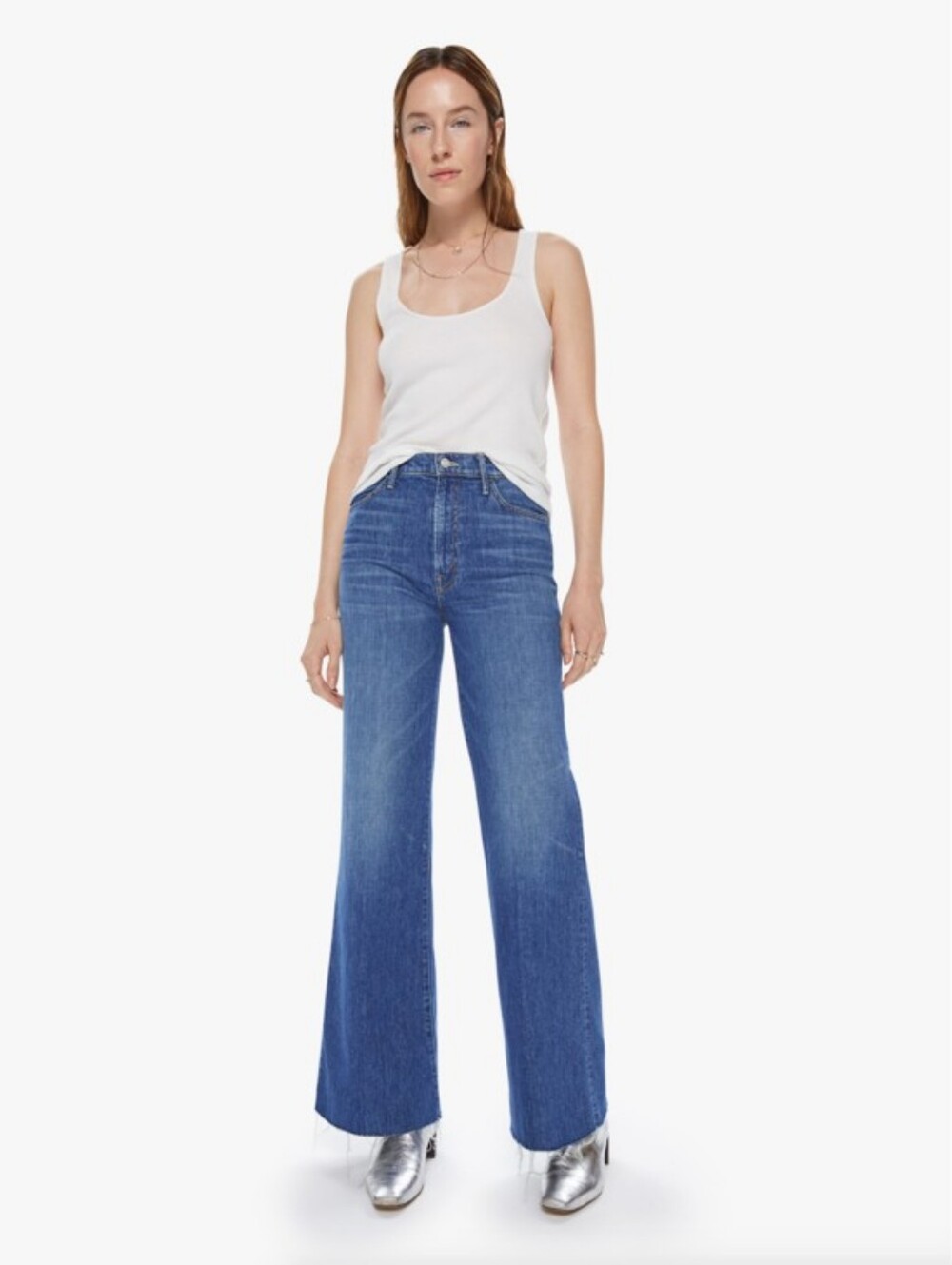 Mother The Hustler Roller Heel Fray Jeans | Perfect Drug